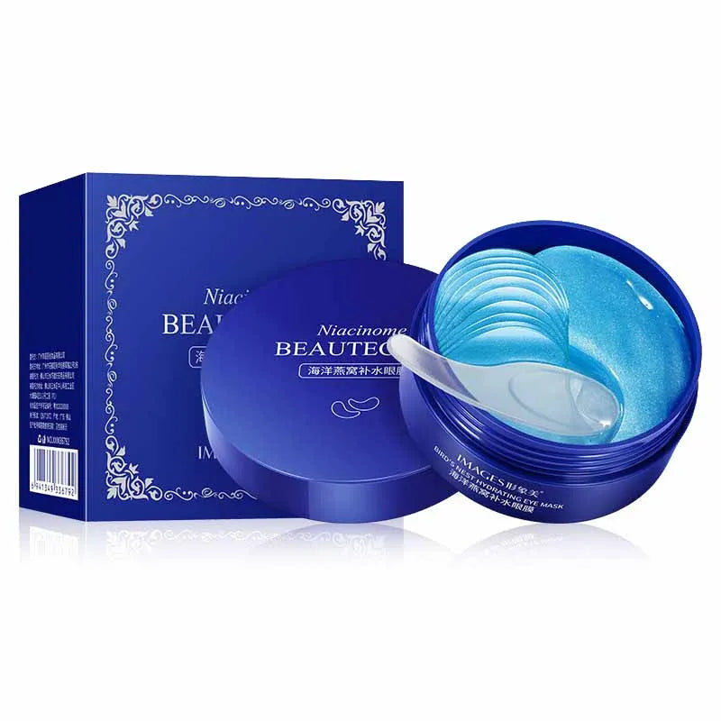 60pcs Collagen Eye Mask moisturizing Firming Anti Dark Circles Eyes Bags skincare Gel Masks Eyepatch Beauty Eye Patches