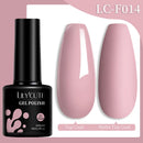LILYCUTE Dark Grey Matte Color Series Gel Nail Polish Winter Long Lasting Full Coverage Manicure Soak Off Nails Art Gel Varnish