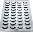 2023 New 20 pairs natural long 3D mink false eyelashes fake lashes makeup kit Mink Lashes extension eye lashes short eyelashes