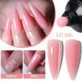 LILYCUTE 10ML Clear Nail Extension Gel Nail Polish Vernish Pink White Gel Semi Permanent Soak Off Nail Art UV LED Varnish Nail
