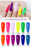 Arte Clavo Red Series Nail Polish Party Colors Gel Varnishes All For Nails Soak Off UV LED Semi Permanent Nail Art Remover Gel