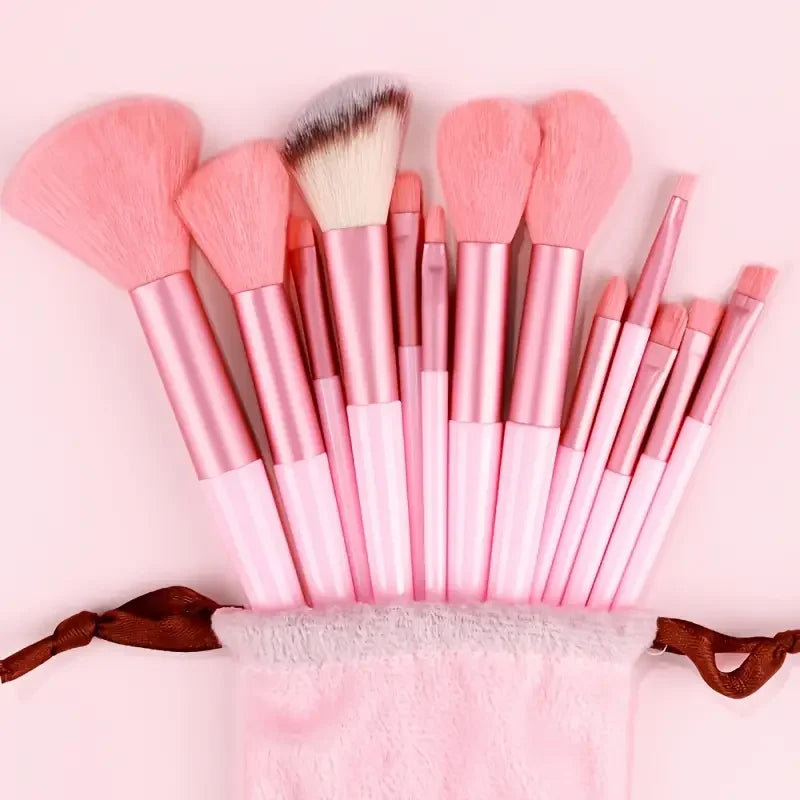 NEW13PCS Makeup Brush Set Eye Shadow Highlighter Concealer Brush Blush Loose Powder Brush Blending Soft Fluffy Women Beauty Tool