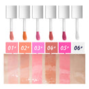 Crystal Jelly Moisturizing Lip Oil Plumping Lip Gloss Makeup Sexy Plump Lip Glow Oil Tinted Lip Plumper