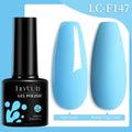 LILYCUTE 7ML 184 Colors Nail Gel Polish Shining Red Glitter Semi Permanent Nail Art Varnish Long Lasting UV LED Gel Manicure
