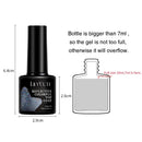 LILYCUTE 6pcs/3pcs/2pcs 7ml Functional Gel Nail Art Set with Base Gel and Top Coat Semi Permanent Soak Off UV Varnish Manicure