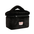 Soft Plush Large Capcity Makeup Bags for Women Daily Cosmetics Organzier Simple Style Tote Travel Toiletry Bag Sac A Main