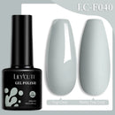 LILYCUTE Dark Grey Matte Color Series Gel Nail Polish Winter Long Lasting Full Coverage Manicure Soak Off Nails Art Gel Varnish