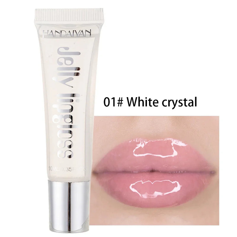 Jelly Lip Gloss Moisturising Lipstick Sexy Lip Oil Plumping Non-Sticky Long Lasting Repairing Primer Lip Balm Care Cosmetics