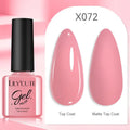 LILYCUTE 7ML 125 Colors Gorgeous Glitter Red Nail Gel Polish Semi Permanent Soak Off LED UV Gel Nail Art Manicure Varnish