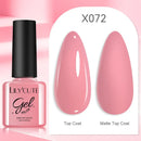 LILYCUTE 7ML 125 Colors Gorgeous Glitter Red Nail Gel Polish Semi Permanent Soak Off LED UV Gel Nail Art Manicure Varnish