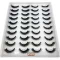 2023 New 20 pairs natural long 3D mink false eyelashes fake lashes makeup kit Mink Lashes extension eye lashes short eyelashes