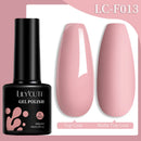 LILYCUTE 7ML 184 Colors Nail Gel Polish Shining Red Glitter Semi Permanent Nail Art Varnish Long Lasting UV LED Gel Manicure