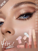 Dragon Ranee 4 color/set Lazy Eyeshadow Pencil Waterproof Non-Smudge Highlighter Silkworm Pencil Pearlescent