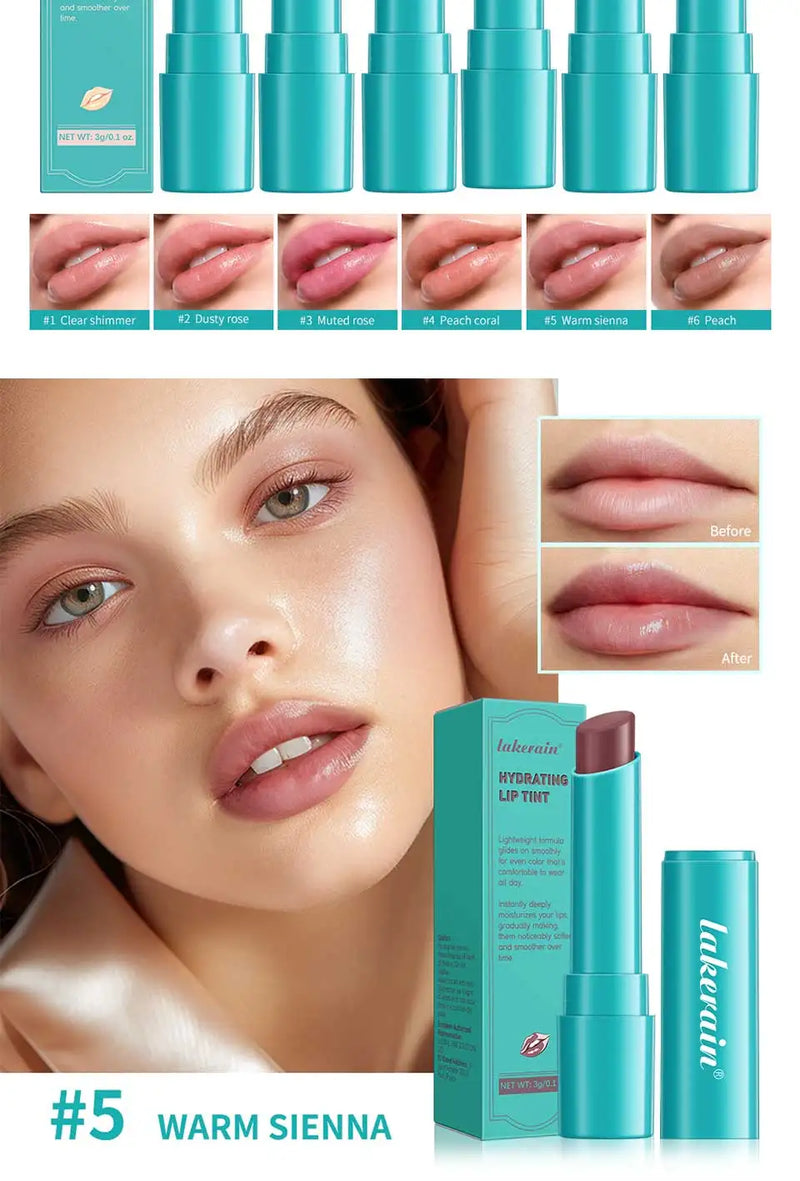 Hydrating Tinted Lipstick – Long-Lasting Moisture & Rich Red Tint
