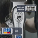 Professional Cutting Kit LCD Display Beard Shaver for Men