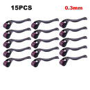 0.2-0.3mm Microneedle for Facial Body Hair Growth Derma Roller for Skin Beard 540 Needles Micro Face Roll Tool