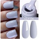 LILYCUTE Dark Grey Matte Color Series Gel Nail Polish Winter Long Lasting Full Coverage Manicure Soak Off Nails Art Gel Varnish