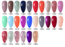 Clou Beaute 15ml Red Black White Green Neon Gel Nail Polish Base Top Coat Velvet Top 400 Colors Semi Permanent Gel Nail Varnish