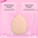 20Pcs Mini Finger Puff Makeup Sponge Set Air Cushion Cosmetic Puffs Wet & Dry BB Cream Applicator Concealer Foundation Puff