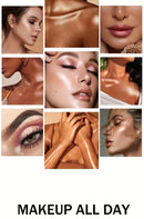 [Eyeshadow] Multifunctional Shimmer Eyeshadow Pen Set - 6 Colors,Long-Lasting High Satin & Matte Neutral Brown Eyeshadow Pencils