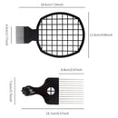 Barber Shop Men Hair Braider Twist Sponge Gloves African Hair Styling Fork Comb Hair Curls Foam For Salon Hairdressing Tools