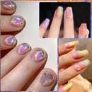 LILYCUTE 7ml Laser Glitter Rainbow Cat Magnetic Gel Nail Polish Sparkling Effect 9D Colorful Semi Permanent Soak Off Nail Art