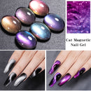 LILYCUTE 7ML Cat Magnetic Gel Nail Polish 9D Magnetic Gel Shine Colorful Design Manicure Semi Permanent Soak Off DIY Nail Art