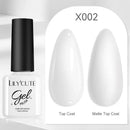 LILYCUTE 6pcs/3pcs/2pcs 7ml Functional Gel Nail Art Set with Base Gel and Top Coat Semi Permanent Soak Off UV Varnish Manicure