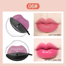 Lazy Lipstick Pearl light Temperature Color Changing Lip-shaped Lipstick Velvet Moisturizing Lip Gloss Waterproof Non-stick Cup