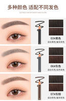 12Pcs/set Eyebrow Pencil Cosmetics for Makeup Tint Waterproof Microblading Pen Long Lasting Waterproof Blonde Brown Eye Brow