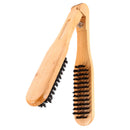 Double Brush Head Hair Comb Professional Hairdressing Tool Wooden Anti-static Straight Hair Comb