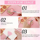 DIY Face Mask Mixing Bowl Set  Silicone Facial Applicator Brush Spatula with Measure Spoon Facial Skin Care Tool Beauty Supplies