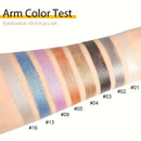 8pcs Metallic Eyeshadow Stick Set - Champagne Glitter & Highlighter, Waterproof Long-Lasting Eye Makeup in Brown, Coral, Black