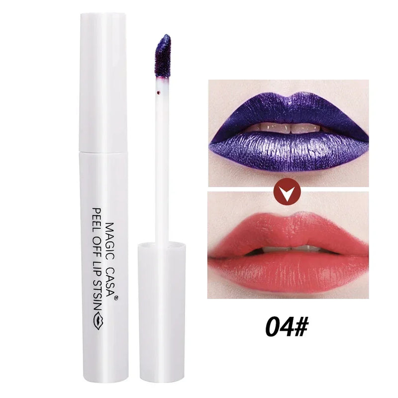 Lasting Peel Off Lip Liner Tattoo Makeup Amazing Waterproof Matte Non-Stick Cup Matte Lip Gloss Sexy Red Contour Lips Cosmetics