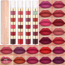 5-color matte long-lasting waterproof lipstick, a 5-piece small sample liquid lipstick for easy carrying