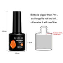 LILYCUTE 7ML Jelly Amber Gel Nail Polish Autumn Nail Art Bloom Leopard Pattern Nail Gel Semi Permanent UV Gel Polish Varnishes