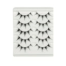 Anime-Inspired False Eyelashes, 5 Pairs Cartoon Eye Faux Lashes, Dramatic Look Demon Style, Volumizing & Lengthening