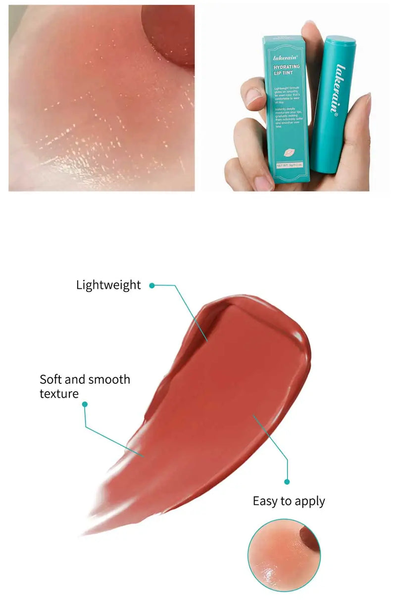 Hydrating Tinted Lipstick – Long-Lasting Moisture & Rich Red Tint