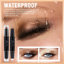 3 color double-ended eye shadow stick pearlescent matte long-lasting eye shadow pen contour portable makeup cosmetics