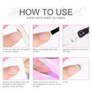 Limegirl Nail Tips Glue Gel 7.5ml uv Glue for false Nail Gel Polish Manicure Hybrid Gellac Multi-function Strong Gel Nail Polish