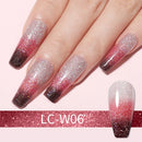 LILYCUTE 7ml Thermal Gel Nail Polish 2/3 Layers Temperature Changing UV Gel Semi Permanent Soak Off UV Nail Art Gel Varnish