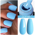 LILYCUTE Dark Grey Matte Color Series Gel Nail Polish Winter Long Lasting Full Coverage Manicure Soak Off Nails Art Gel Varnish