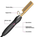 Using Electric Heating Curling Comb Hair Comb