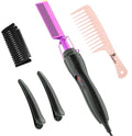 Using Electric Heating Curling Comb Hair Comb