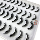 2023 New 20 pairs natural long 3D mink false eyelashes fake lashes makeup kit Mink Lashes extension eye lashes short eyelashes
