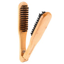 Double Brush Head Hair Comb Professional Hairdressing Tool Wooden Anti-static Straight Hair Comb