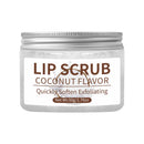 Hllozzi 50g lip scrub jojoba oil vitamin C hydrating moisturizing mild non-irritating watermelon, coconut, apple