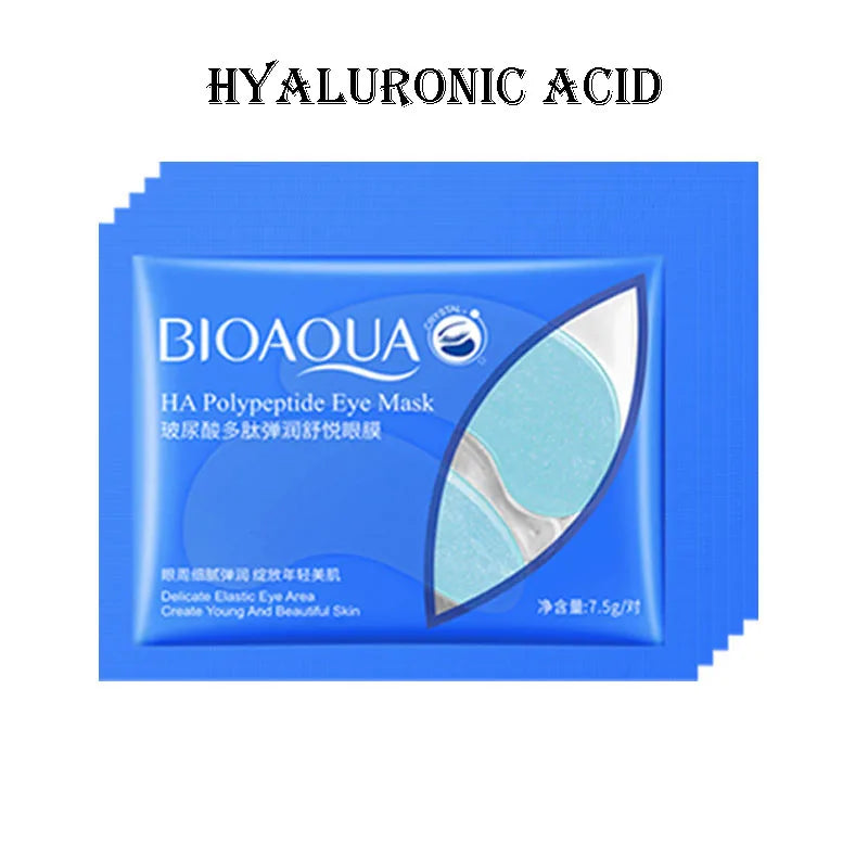 10pcs Bioaqua Collagen Eye Mask Anti Dark Circles skincare Masks Eye Patches Under Eye Bags Korean Skin Care Products