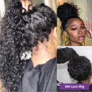 30 40 42 Inch Water Deep Wave 13x4 13x6 Hd Lace Frontal Wigs Human Hair 360 Full Lace Front Wig Curly Human Hair Wigs For Women