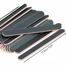 5Pcs Emery Board Nail Files, Straight Sandpaper Files for Nail Art DIY Manicure